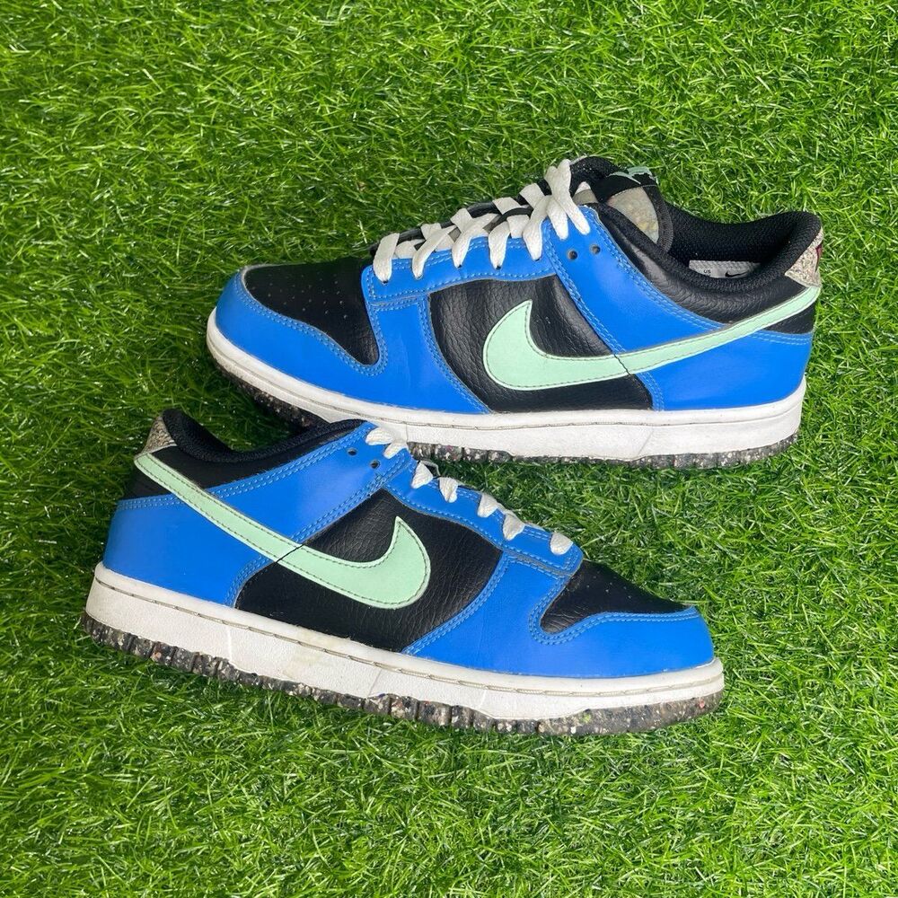 Nike Dunk Low Crater Blue Black Size Kid's 6Y